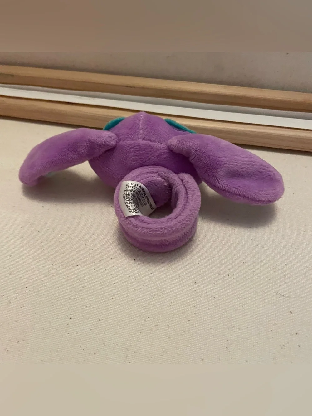 Target Sunny Bunny Plush Slap Wrist Bracelet Purple Animal Adventure jewelry